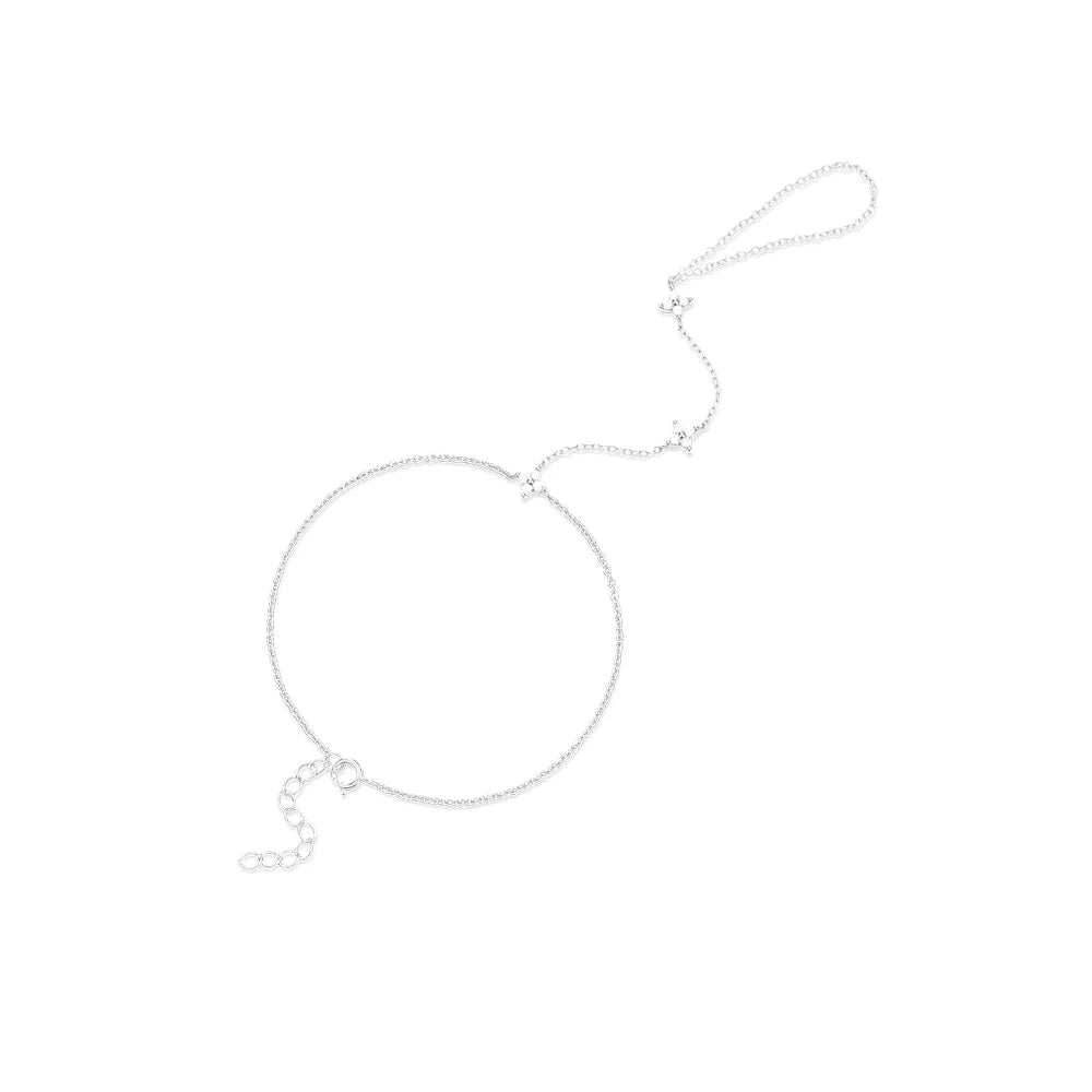 CANNER Simple Zircon Bracelet For Women 925 Sterling Silver Pendente Wedding Party Gold Chain Fine Jewelry Accessories 2023 Gift