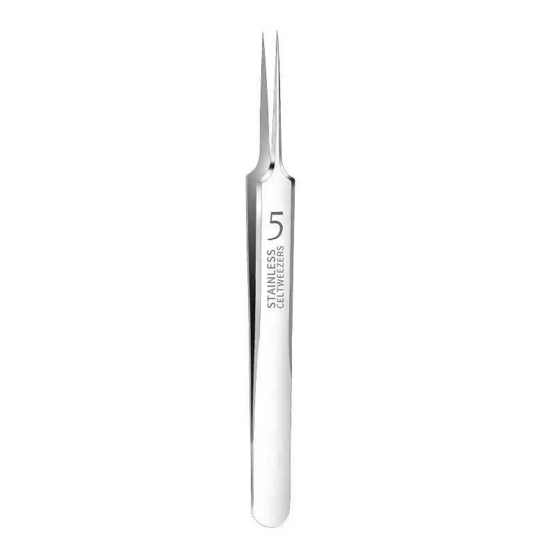 High-Quality Ultra-fine No. 5 Cell Pimples Blackhead Clip Tweezers Beauty Salon Special Scraping Artifact Acne Needle Tool