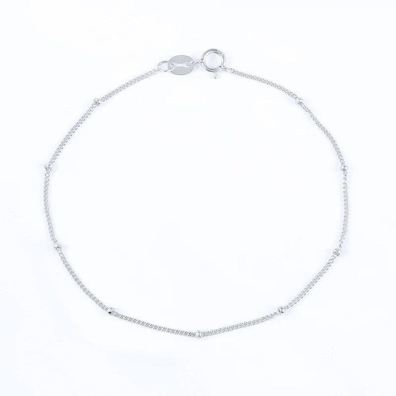 CANNER Simple Zircon Bracelet For Women 925 Sterling Silver Pendente Wedding Party Gold Chain Fine Jewelry Accessories 2023 Gift