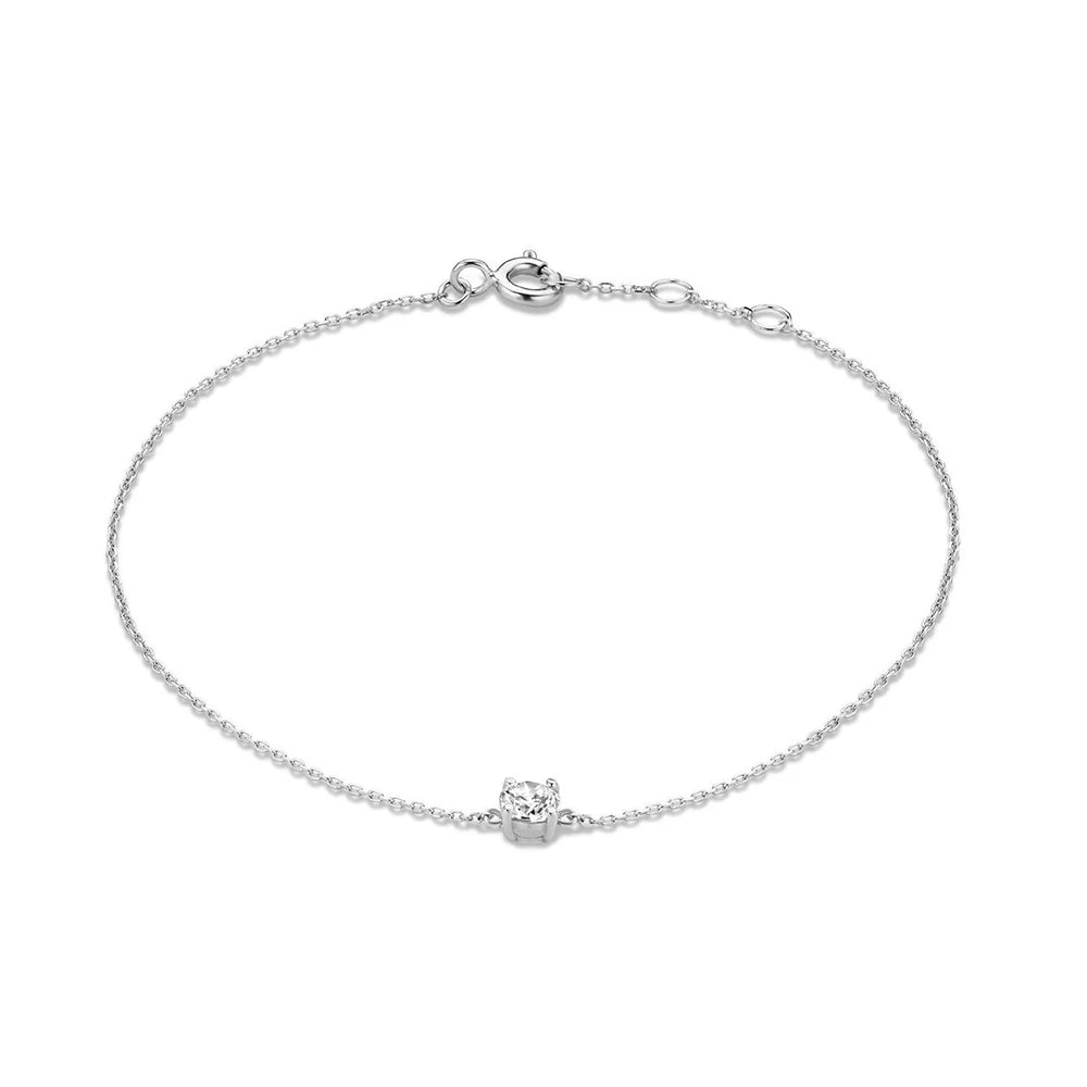 CANNER S925 Sterling Silver Bracelet For Women Stacked Wear Temperament Versatile Pearl Chains Bracelet Hand Ornament Jewelry