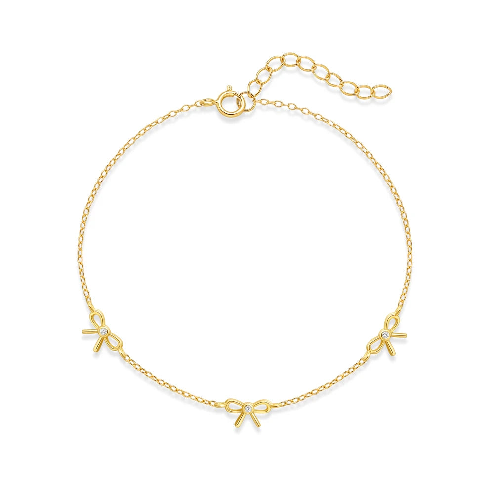 CANNER Simple Zircon Bracelet For Women 925 Sterling Silver Pendente Wedding Party Gold Chain Fine Jewelry Accessories 2023 Gift