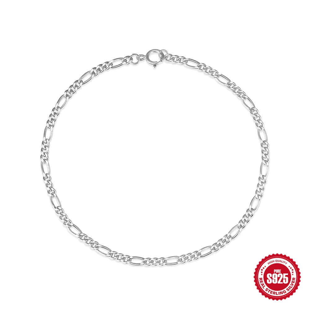CANNER Simple Zircon Bracelet For Women 925 Sterling Silver Pendente Wedding Party Gold Chain Fine Jewelry Accessories 2023 Gift