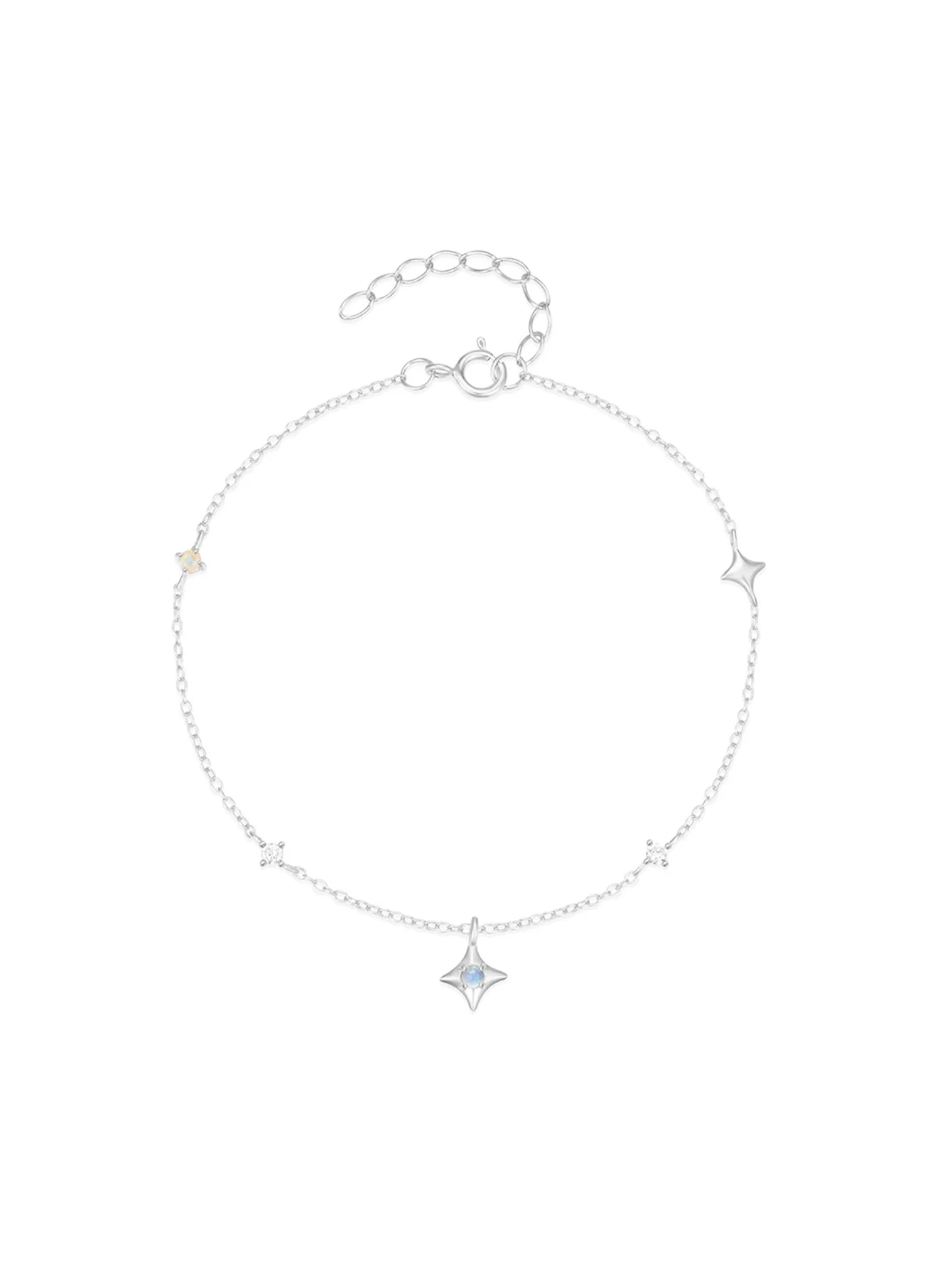 CANNER Simple Zircon Bracelet For Women 925 Sterling Silver Pendente Wedding Party Gold Chain Fine Jewelry Accessories 2023 Gift
