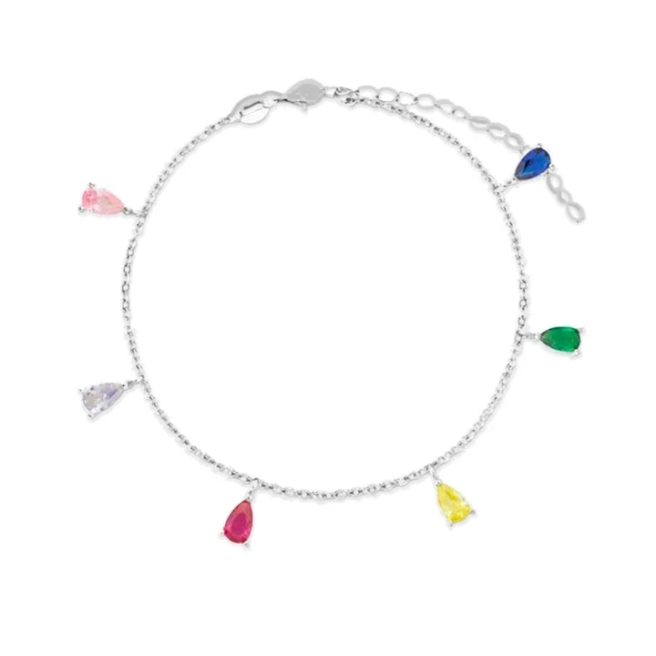 CANNER Simple Zircon Bracelet For Women 925 Sterling Silver Pendente Wedding Party Gold Chain Fine Jewelry Accessories 2023 Gift